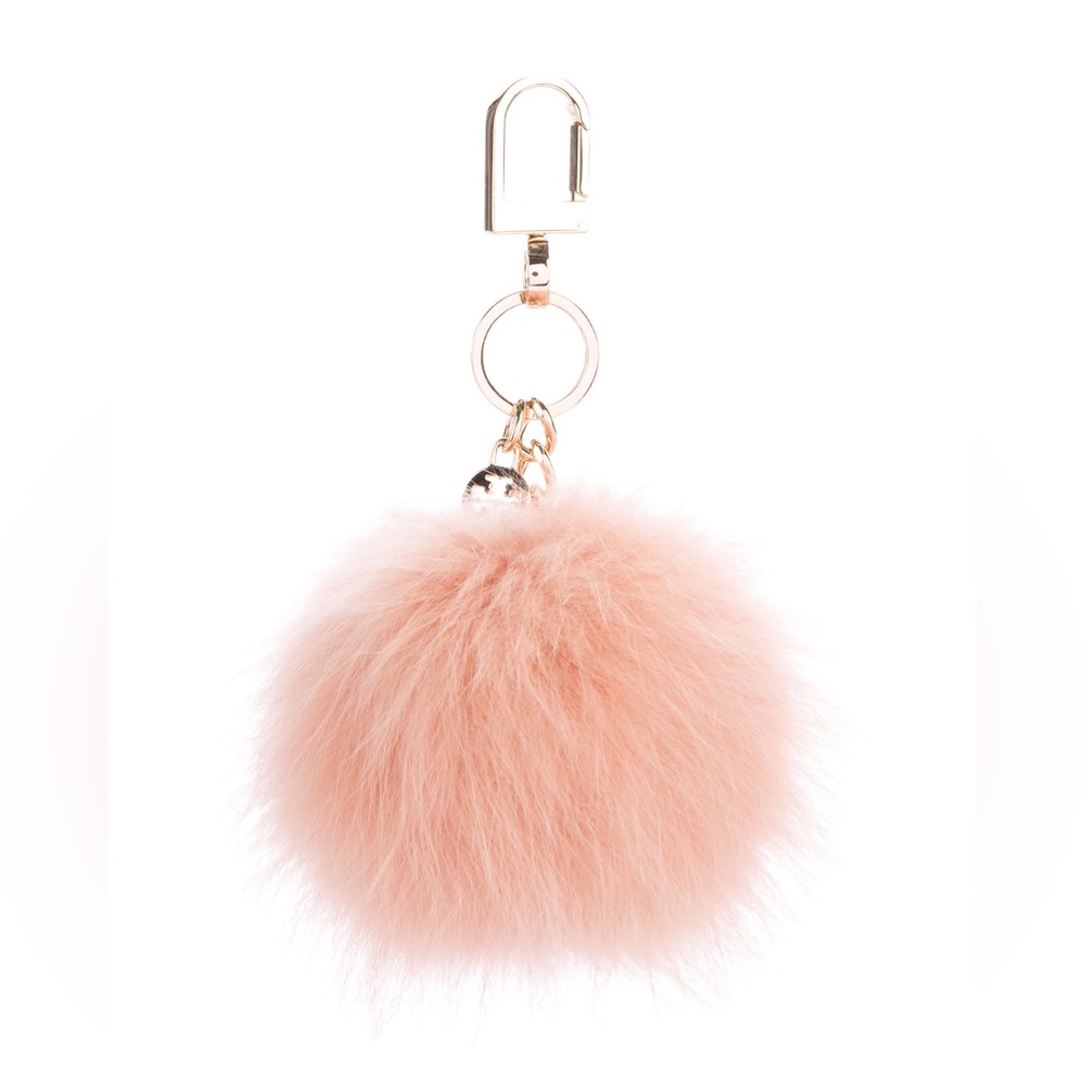 TORY BURCH Fur Key Fob